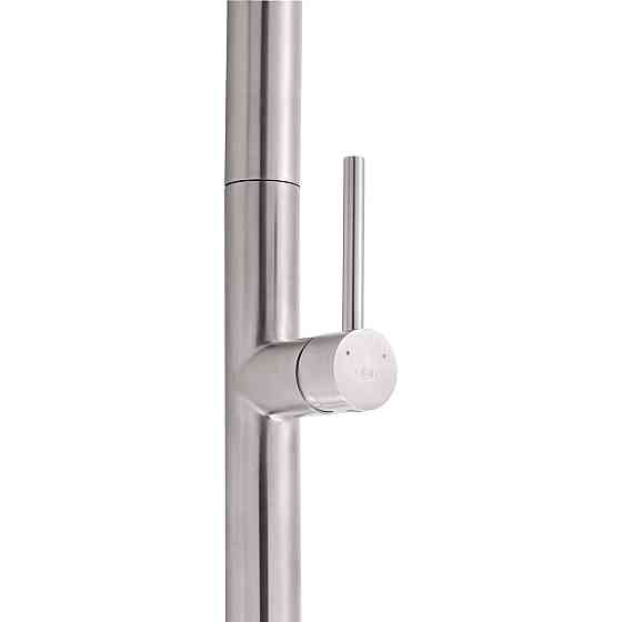 Змішувач для кухні Qtap Lenicka з висувним виливом QTLEN9138103UN Brushed Nickel PVD Київ