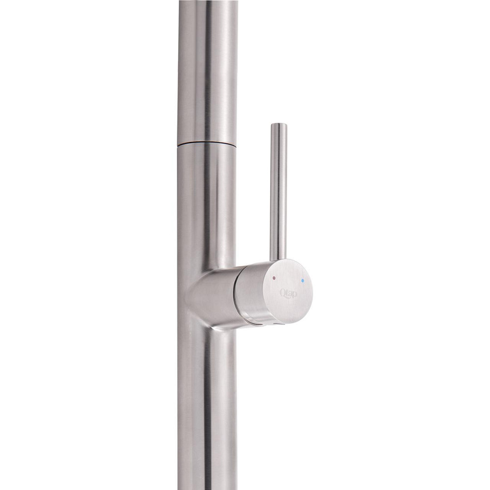 Смеситель для кухни Qtap Lenicka с выдвижным изливом QTLEN9138103UN Brushed Nickel PVD Киев - изображение 6
