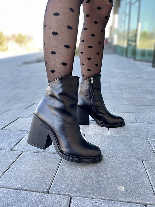 Lexi Черевики жіночі Lexi 3048 чорні (весна-осінь, шкіра натуральна) (2719) 36р.39р. 36 Коломыя - изображение 1