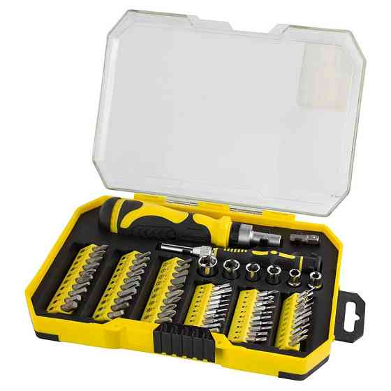 Набор отверток + битый 69шт CrV (кейс) SIGMA (4002541) Ровно