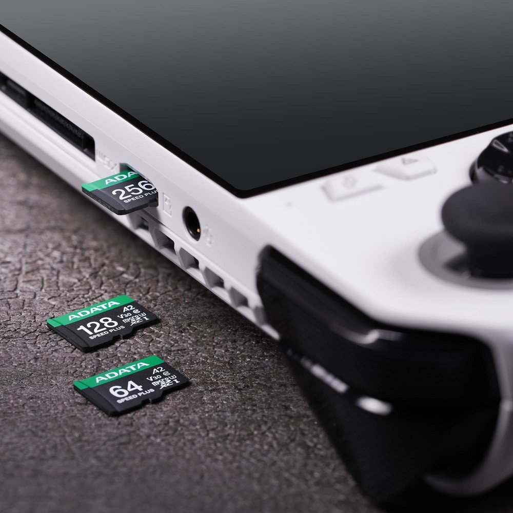 Карта памяти microSDXC (UHS-1 U3) A-DATA SPEED PLUS 64Gb Class 10 V30 A2 (R-160Mb/s W140Mb/s) (adapter SD) Одесса - изображение 5