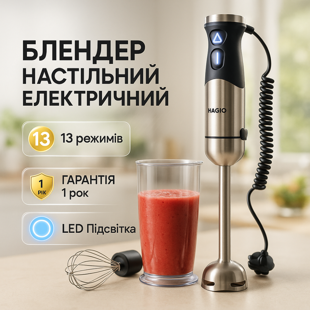 Блендер бытовой электрический Magio, Электрический блендер блендеры стационарные, Блендеры с насадками ZC-33 Львов - изображение 19