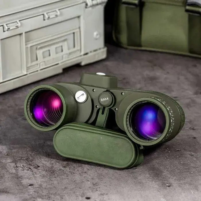 Потужний морський бінокль Boshile HD 10х50 із компасом (Зелений) Вінниця - фото 6