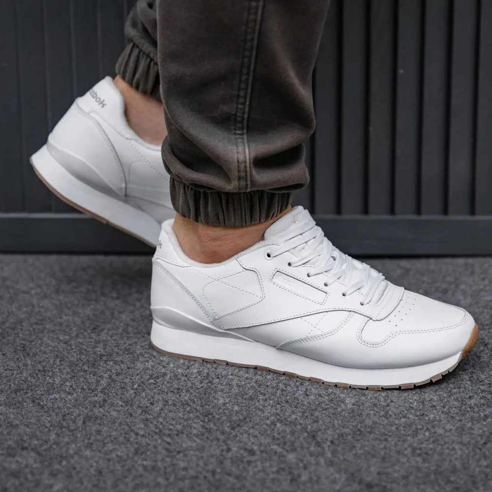 Чоловічі Кросівки Reebok Classic Білі Рибок Шкіряні (розміри: 40,41,42,43,44,45,46) Дніпро - фото 4