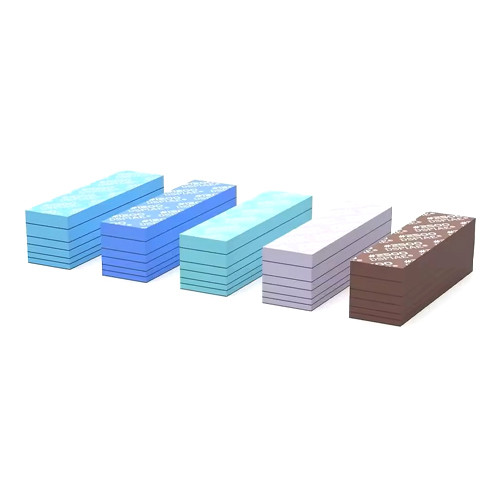 Губки абразивные шлифовальные 30шт 1000-2500 грит DSPIAE SS-S02, в кейсе Винница - изображение 3