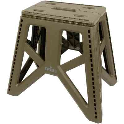 Стілець складаний Tribe Camp Chair High пластиковий Olive (T-EF-0002-olive) Вінниця