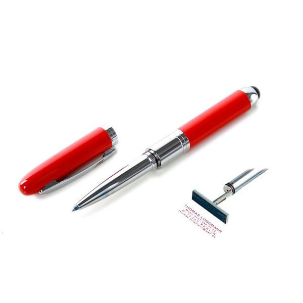 РУЧКА СО ШТАМПОМ MINI SMART PEN (ФЛЕШ) КРАСНЫЙ КОРПУС 4374M Киев - изображение 1