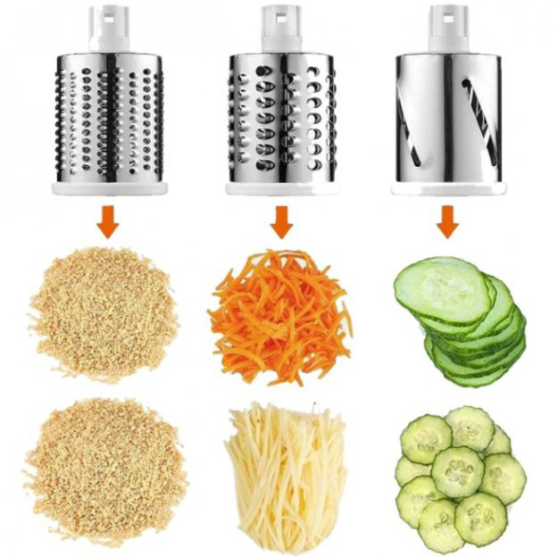 Кухонная овощерезка ручная механическая голубая, Ручная машинка измельчитель для овощей BH-85 Львов - изображение 13