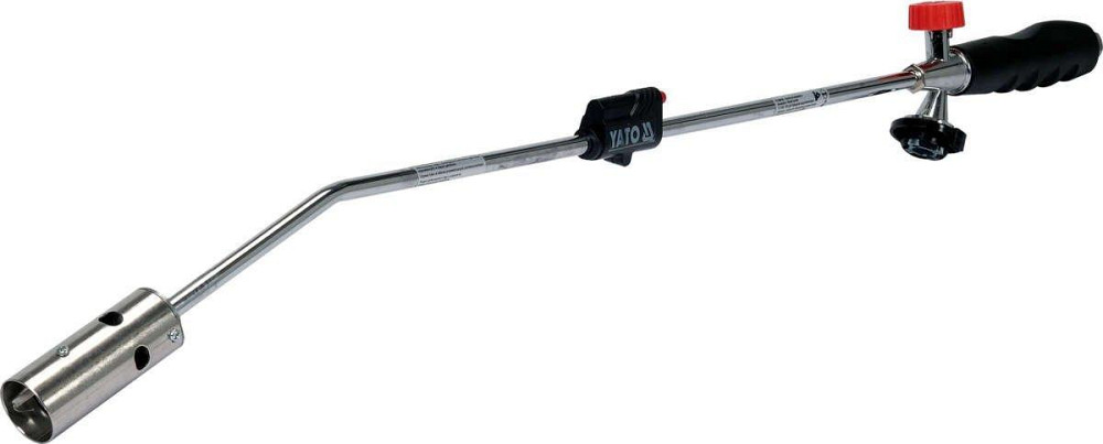 Газовий пальник для бур'яну YATO з п`єзозапалом, макс. t= 1300°C, P= 1.7 кВт, l= 80 см [12] Одесса - изображение 1