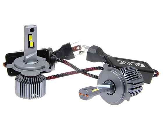 Комплект світлодіодних ламп QLine Ultra +200% H4 55W 6000K 12V (2 шт) Харків