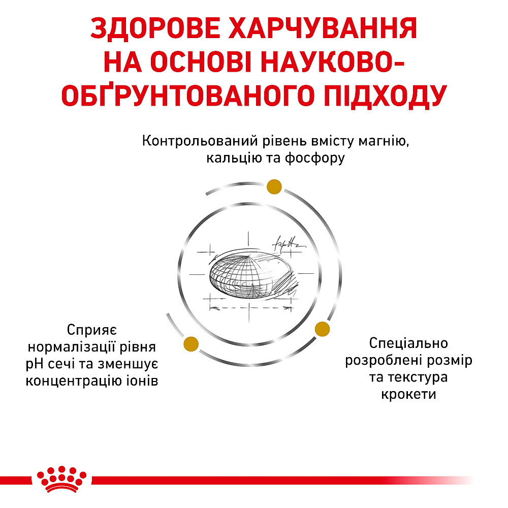 Сухий дієтичний корм для дорослих собак малих порід із захворюваннями сечовивідних шляхів Royal Canin Urinary S/O Small 1,5 кг Київ - фото 3