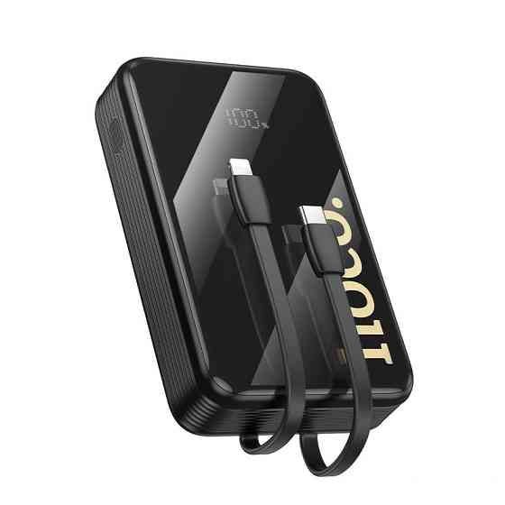 Павербанк 20000 mAh HOCO Q37A Graceful 22.5W PD20W быстрая зарядка встроенный кабель power bank повербанк Одесса