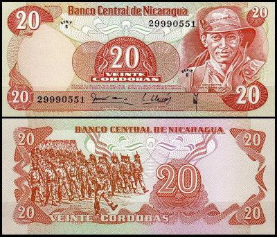 Нікарагуа / Nicaragua 20 Cordobas 1984 UNC Полтава - фото 1