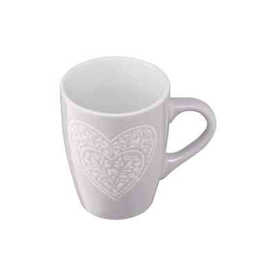Чашка Ardesto Heart 330 мл Grey (AR3467GR) Вінниця