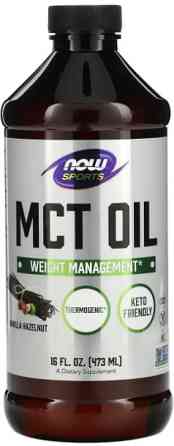 Масло МСТ для схуднення Now Food Sports MCT Oil 473 мл ваніль та лісовий горіх Київ