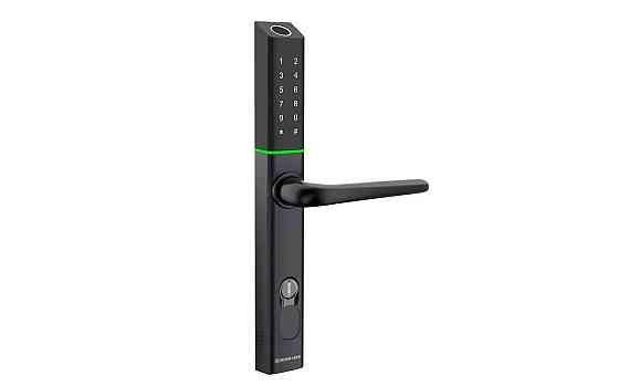 Умный дверной биометрический замок SEVEN LOCK SL-7763BF black Киев