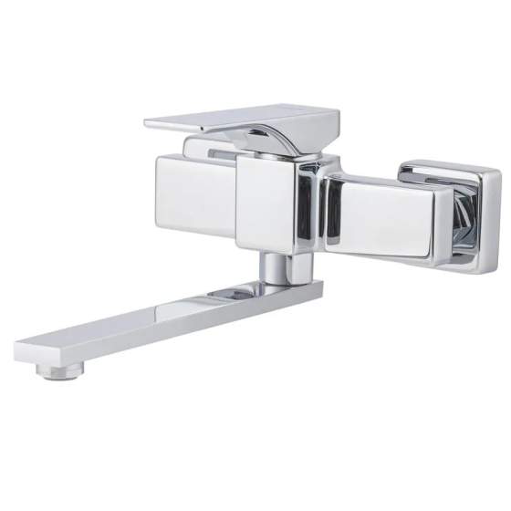 Настінний кухонний змішувач Koer KB-73010-01 хром KR3490 Харків