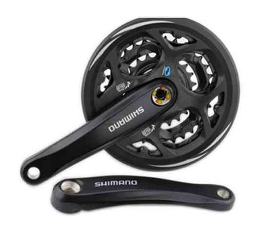 Шатуны Shimano FC-M311, 170мм, 42X32X22, черный Бровары