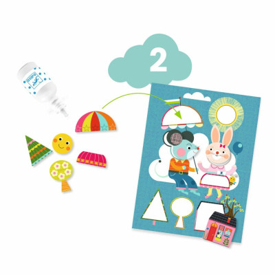 Набір для творчості Djeco Котик та його друзі (DJ09292) Вінниця - фото 2