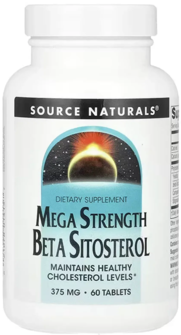 Бета ситостерол комплекс 375 мг Source Naturals Beta Sitosterol 60 таб Київ - фото 1
