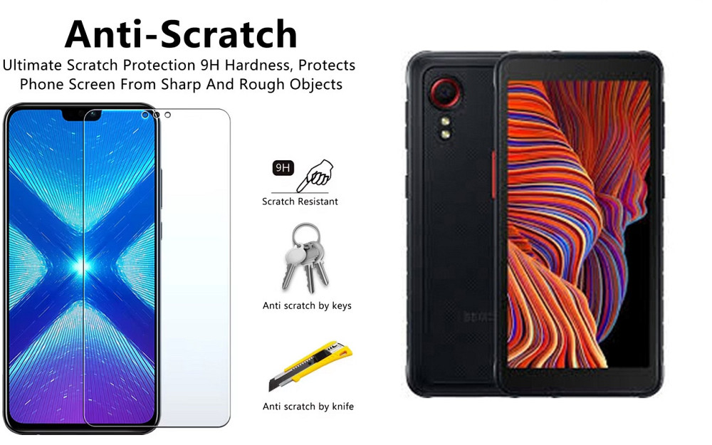 Защитное стекло NeoGlass для Samsung Galaxy XCover 5 – ультрапрозрачное и устойчивое Киев - изображение 1