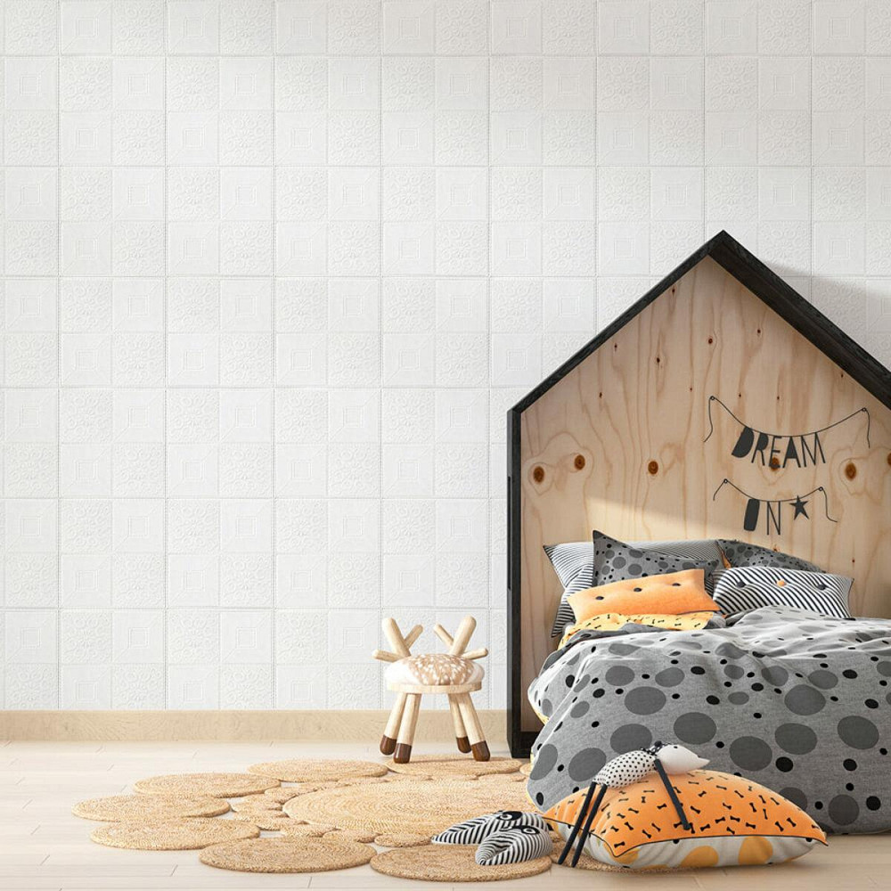 Самоклеющаяся 3D панель в рулоне 700х19600х2мм Фигуры (R114-3-20) SW-00000872 Днепр - изображение 6