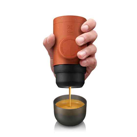 Кавоварка еспресо Wacaco Minipresso GR2 механічна (для меленої кави) Жовтогаряча Київ