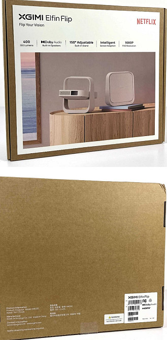 Портативний проєктор XGIMI Elfin Flip. Київ - фото 7