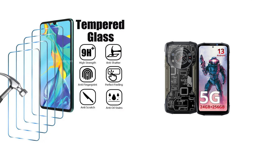 Защитное стекло ArmorGlass для Cubot KingKong Star 5G – устойчивое к царапинам и ударам Киев - изображение 1