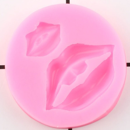 Молд силиконовый Губы 47 мм розовый Киев - изображение 4