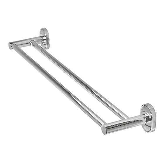 Двойной полотенцедержатель Zerix AFB-0109 (ZX5041) для ванной Харьков