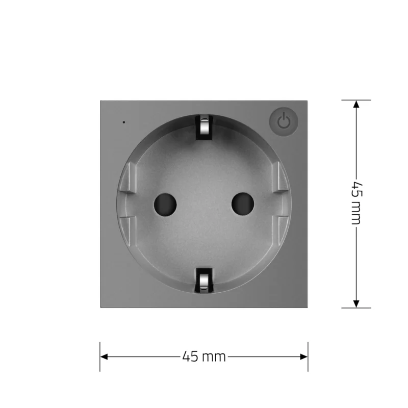 Розумна розетка LIVOLO сіра з заземленням, шторки, керування зі смартфона, Alexa, Google Home, 16А 230В, модуль (VL-FCTC16AZ2-2IP) Коломыя - изображение 7