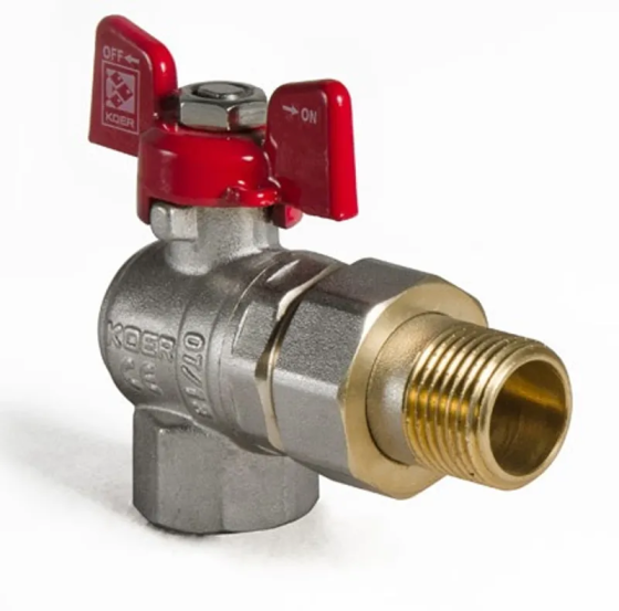 Кран з американкою 1/2" (Koer KR.228) кутовий (KR0016) Київ