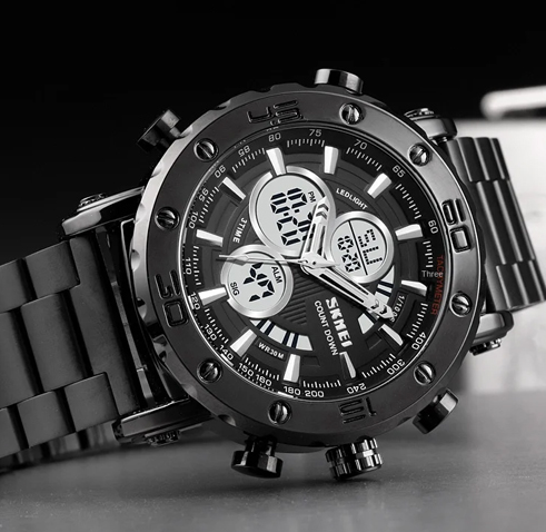 Годинники наручні SKMEI 1636BKBK, BLACK-BLACK, 10243 Дніпро - фото 2