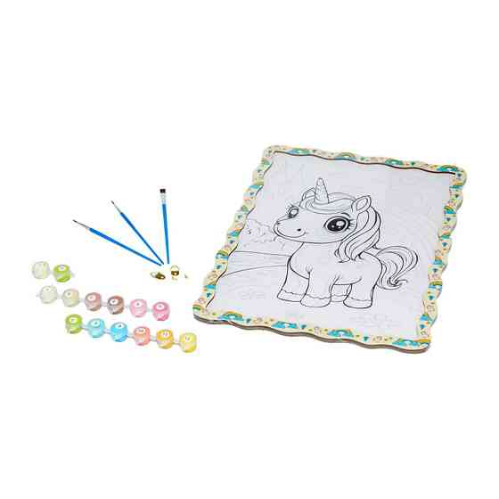 Дитячий набір для розпису по дереву "Милий Єдиноріг" Puz-22950 формат А3 Вінниця