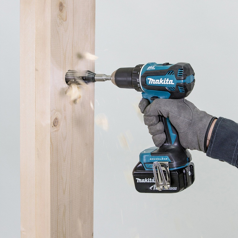 Дриль-шурупокрут акумуляторний Makita DDF485SFJ 18 В, 50 Нм, 2×3 А·год, Makpac Київ - фото 10