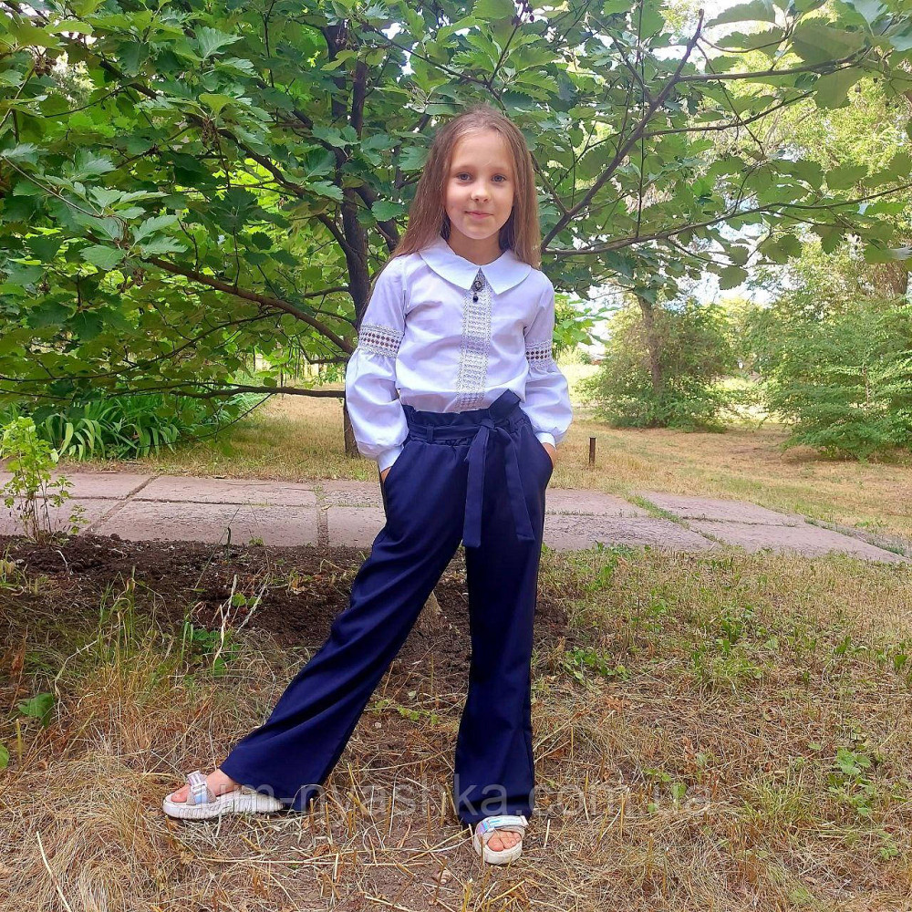 Красивая школьная блузка с длинным рукавом 110-134 Кривой Рог - изображение 2