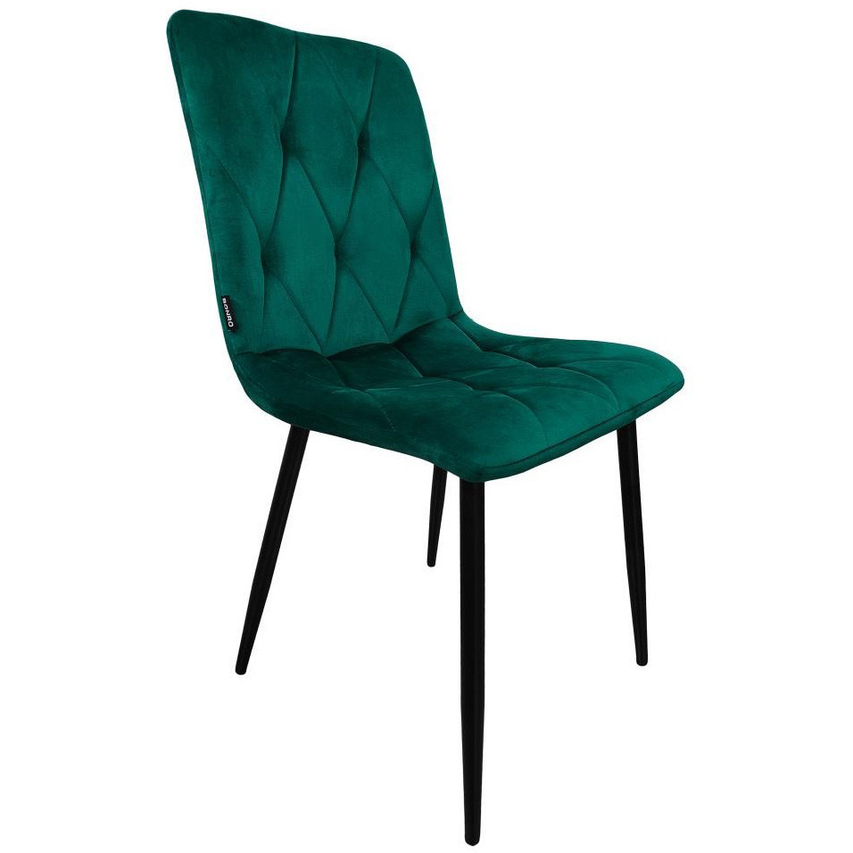 Крісло стілець для кухні вітальні барів Bonro B-421 велюр Зелений Київ - фото 1