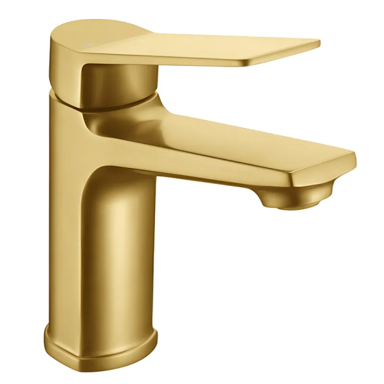 Змішувач для умивальника Mixxus Wilson 001 Brushed Gold (Колір матове золото) (MI7128) ( 10527 ) ( 14382 ) Харків