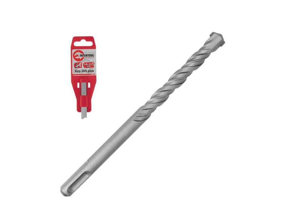 Бур SDS PLUS 14 * 260 мм SD-1426 ТМ INTERTOOL Київ - фото 1