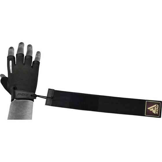Рукавички для фітнесу RDX T2 Half Brown L Каменское