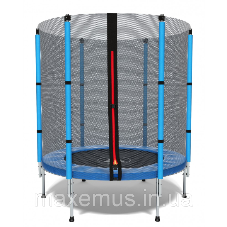 Детский батут с защитной сеткой Atleto 140 см Синий (для дома и улицы до 50 кг) Мостиська - фото 13