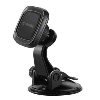 Универсальный автодержатель ColorWay Dashboard-1 (360 rotation) magnetic Gray (CW-CHM06-GR) Винница