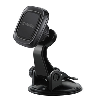 Универсальный автодержатель ColorWay Dashboard-1 (360 rotation) magnetic Gray (CW-CHM06-GR) Винница - изображение 1