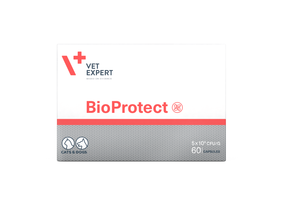 Vet Expert BioProtect (БіоПротект) для котів і собак із порушеною шлунково-кишковою мікрофлорою 60 капсул Вінниця - фото 1