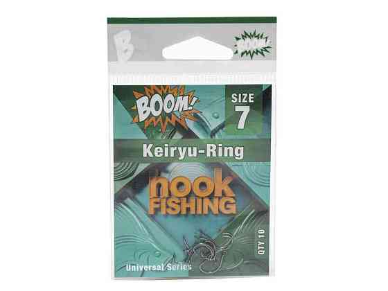 Крючок для мирной рыбы Keiryu-Ring No7 (10 шт/уп) (BN) ТМ BOOM Киев