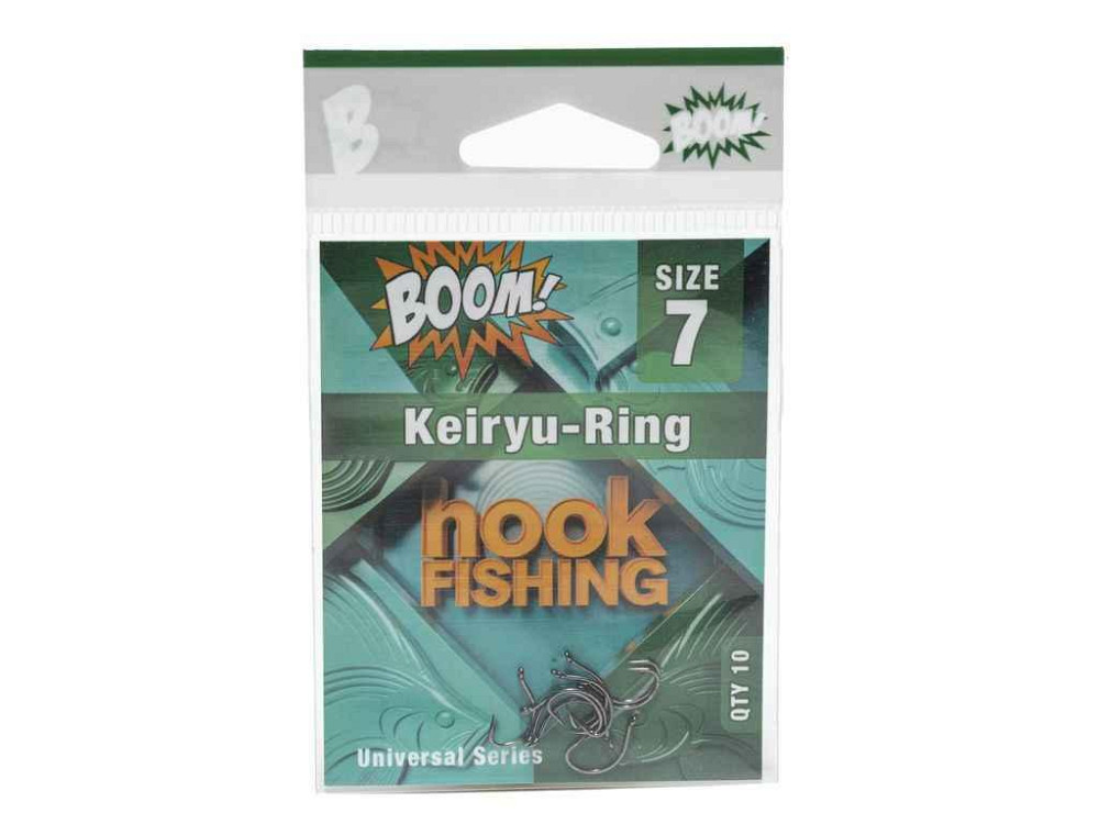 Гачок для мирної риби Keiryu-Ring №7 (10 шт/уп) (BN) ТМ BOOM Київ - фото 1