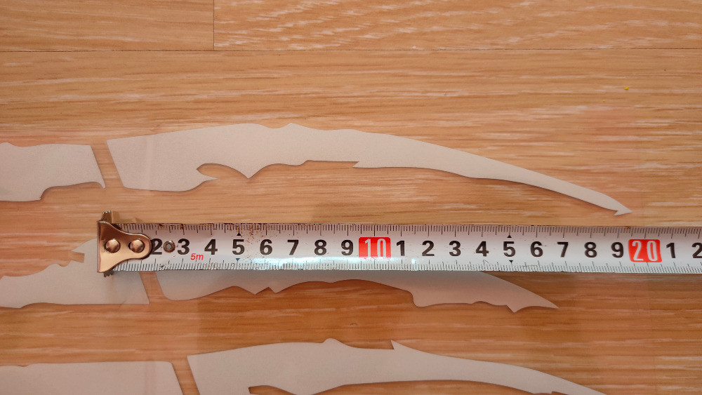 Наклейка на авто у вигляді Царапін Когтем Біла Київ - фото 5