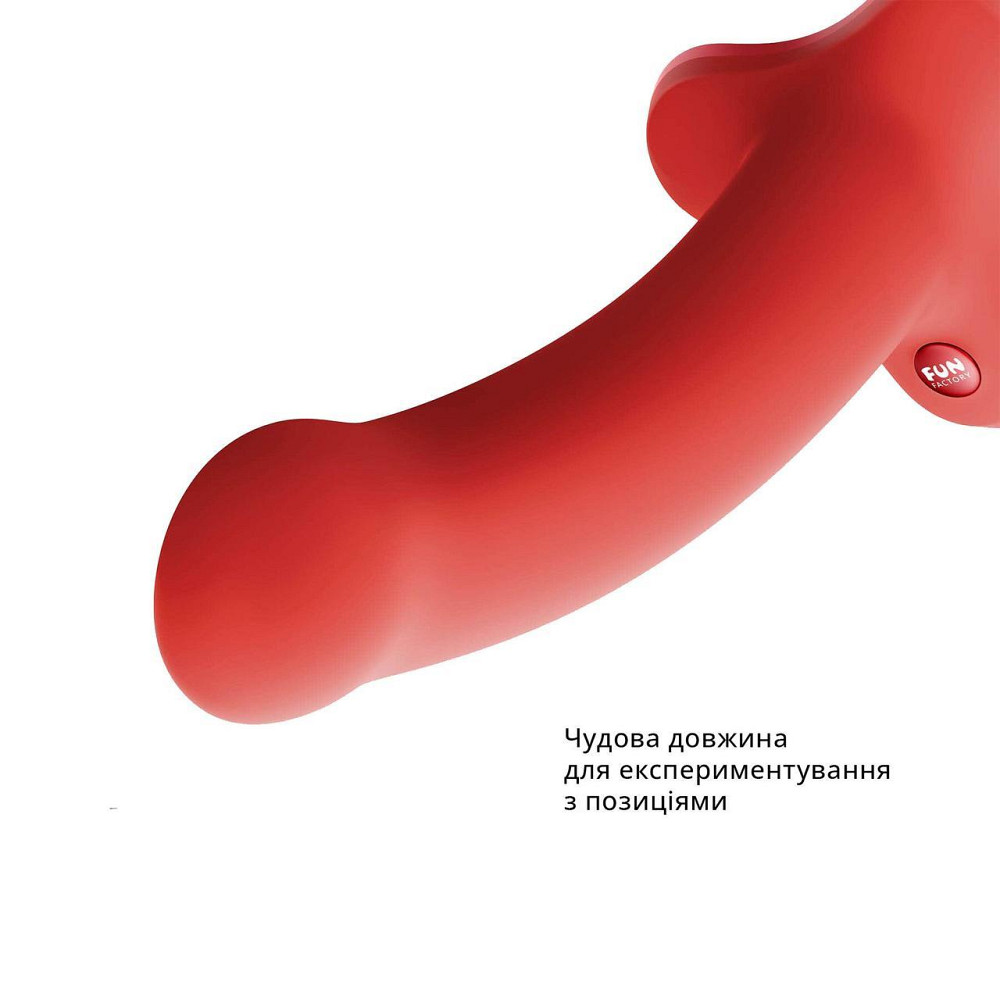 Фаллоимитатор Fun Factory MAGNUM, оранжевый, очень гибкий, длина 18,3 см, диаметр 3,7 см Sex Aura Киев - изображение 5