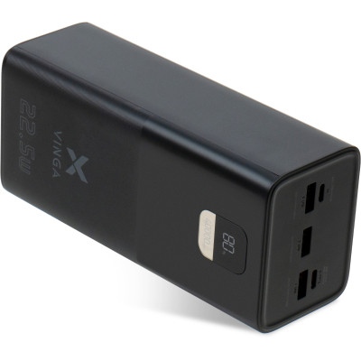 Батарея универсальная Vinga 40000 mAh 22.5W Display Black (VPBB4022) Винница - изображение 2